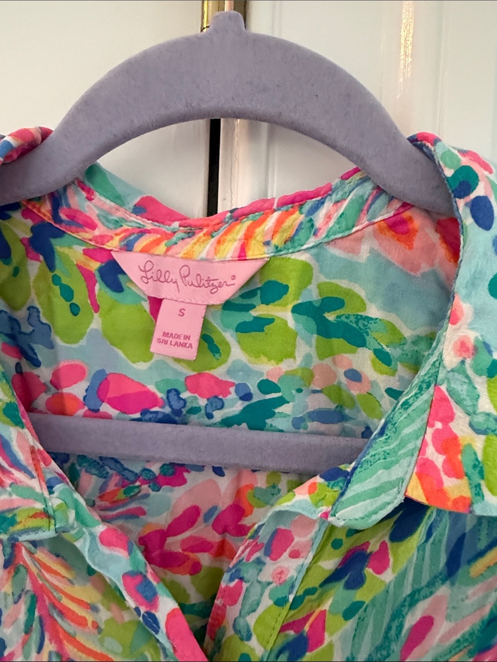 Lilly Pulitzer Neon Floral Cover Up - Picture 2 of 6